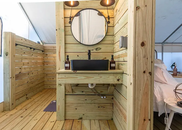 Timberline Glamping Orange Luxury tent Gulf Shores